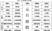 【每周食谱】2024/秋 第十八周（2024年12月30日-2025年1月3日）